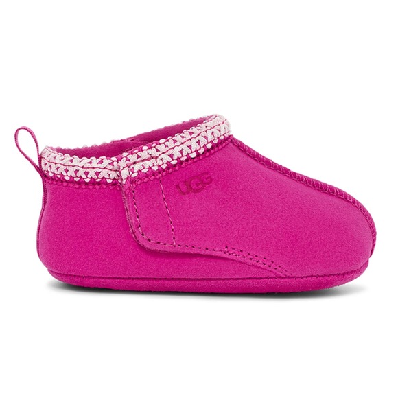 Infant UGG Baby Tasman Suede 1130359I Sheepskin Pink RCR 100% Original New 0/1 - Picture 1 of 6